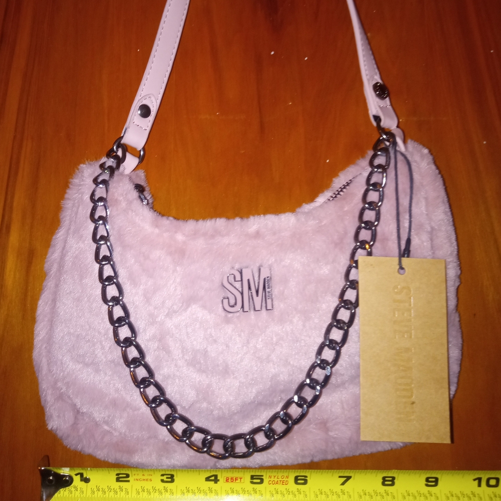 NWT Steve Madden Bpaula Fur Ladies purse